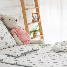 이지베이비 3D 에어메쉬 사계절 유아동 쿨매트, 스타, 1개