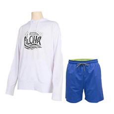 VENDIS 男款馬爾地夫連帽防磨衣上衣 C274 + Sided 海灘褲 M613 套裝