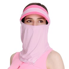 Ariche 高爾夫頭帶面罩 2入, 粉紅色