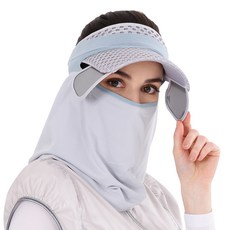 Ariche 高爾夫頭帶面罩 2入, 灰色