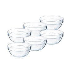 Luminarc 樂美雅 可堆疊式醬料碗, 透明, 6個