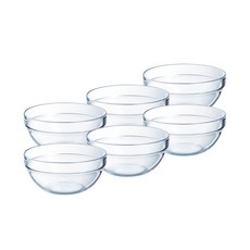 Luminarc 樂美雅 Empilable Bowl 20公分, 透明, 6個