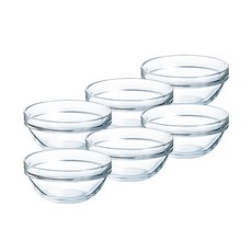 Luminarc 樂美雅 可堆疊式醬料碗, 透明, 6個