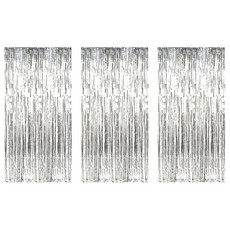 ebabyland 派對窗簾 3p, 銀
