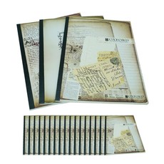 OXFORD 復古好翻頁筆記本 B5 30張, 隨機出貨, 20個