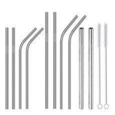 i-MATE 不鏽鋼吸管 5款+吸管刷組, 2套