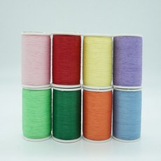 純棉手工絎縫線 8款, 混色, 1組