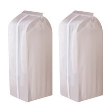 Market P.O 現代衣架防塵套 白色 90 x 50 cm, 1入, 2個