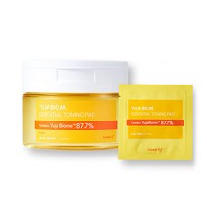 ANSWER NINETEEN 柚子Bio EM精華爽膚棉片 160ml+3ml*7片組, 1套