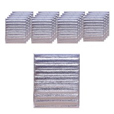 廚房自黏式鋁箔保冷袋 30*40*4cm, 單色, 20入