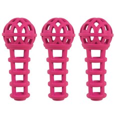 muttnation 狗零食球玩具麥克風 17.8 x 7.6 厘米, 單色, 3個