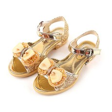 Lulushu 女童可愛閃亮涼鞋