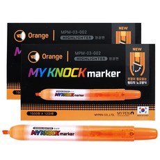 My Pen My Knock馬克筆 螢光筆, 24個, 橘子