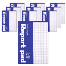 morning glory 2000 A4 報告墊方格筆記本, 單一顏色, 10個