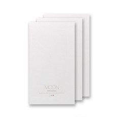 DASH AND DOT MOON Drawing 記事本奶油色 150g, 80 x 145 毫米, 3個