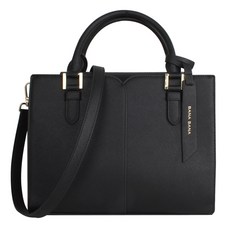 Bana Bana 方形手提斜背包, 黑色的