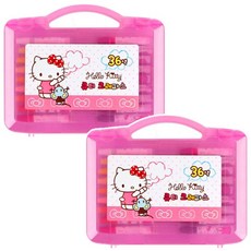 헬로키티 크레파스 2p, 36색