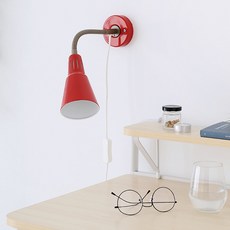 MARKET B VARTEN壁燈夾燈E14 KS1287W, 紅色的