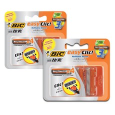BiC 刮鬍刀替換刀片補充組, 4件, 2個
