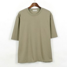 머시따 남성용 크레용 7부 티셔츠