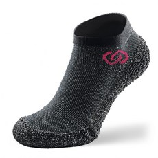 SKINNERS 運動休閒系列襪鞋登山襪 AD-ATH + 收納袋, 斑點黑