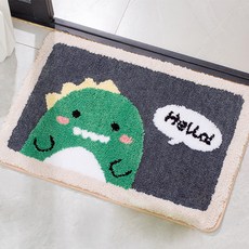 浴室絨毛腳踏墊, 1型