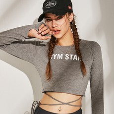 Naya Style 女式瑜伽長袖 T恤 A-854-3