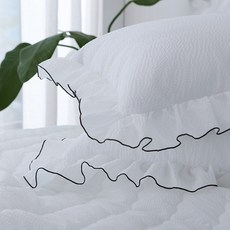 tacca tacca 夏季蕾絲絲皺夏季枕頭套