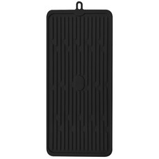 矽膠餐具瀝水墊, 黑色的