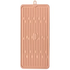 Block Mart 廚房矽膠乾燥墊 1 步, 粉紅色