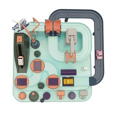 極光冒險軌道車套裝 NO.T10F-1, 混和色, 1個