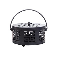 유앤미 가정용 복고 모기향 거치대 WXJ008, 블랙