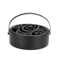 You&Me鐵製打孔蚊香架 WXJ004, 雲（黑色）