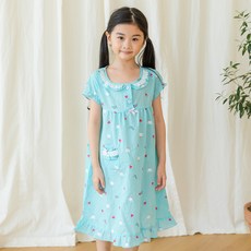 PINGCOCO 女童西瓜圖案連身睡衣