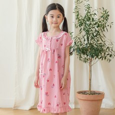 PINGCOCO 女童印花連身睡衣