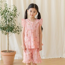 女童款Pungkonyang夏季兒童睡衣 6010