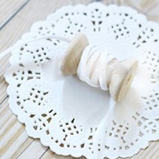 JStrading DIY口罩材料 鬆緊繩, 1個, 白色的