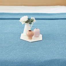 MaMaZ Home 莫代爾棉素色床罩, 淺藍色