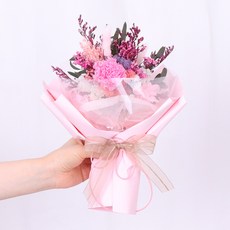 保留康乃馨花束, 粉色的