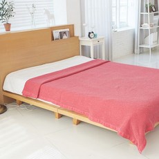 MaMaZ Home 莫代爾棉素色床罩, 紅色