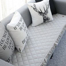 M C Bedding 絎縫荷葉邊沙發墊