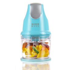 퀸메이드 샤인 쵸퍼 분쇄기 블루 300ml, QMC-2600N
