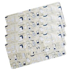 Block Mart 瓦斯爐防汙擋板 黃色, 4個