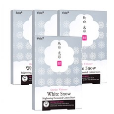 Nella 亮白光彩發酵棉質面膜, 1片, 20包