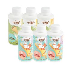 MOTHER'S CORN 泡泡液 200ml 2種 x 3入, 單一顏色, 1套