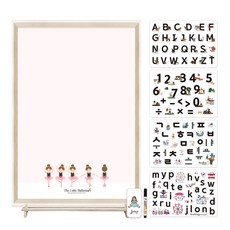 꼬메모이 꼬모보드 블랑 + 랙 유아 자석 칠판 보드세트 + 쥬에 봉봉 문자퍼즐 4종세트 + 지우개 랜덤발송 + 마카 랜덤발송, 리틀발레리나, 1개