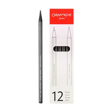 CARAN D'ACHE 瑞士卡達 Grafstone全芯石墨HB鉛筆 12入, 混色, 1個