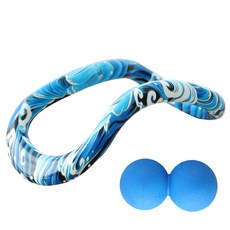 Hachiring 按摩球套組大理石色, 藍色大理石