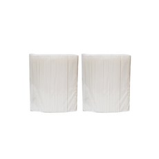Eco & Green Eco-friendly 可生物降解 PLA Dairy Wrinkle Straw 白色, 500件, 2個