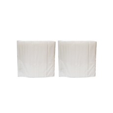Eco&Green環保生物分解PLA製品直吸管 白色, 500件, 2個